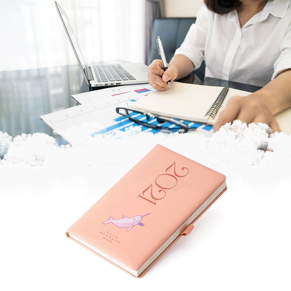 Calendar Schedule Notepad A5 Narwhal Efficiency Manual Calendar Notepad Month Plan Korean Diary Notebook