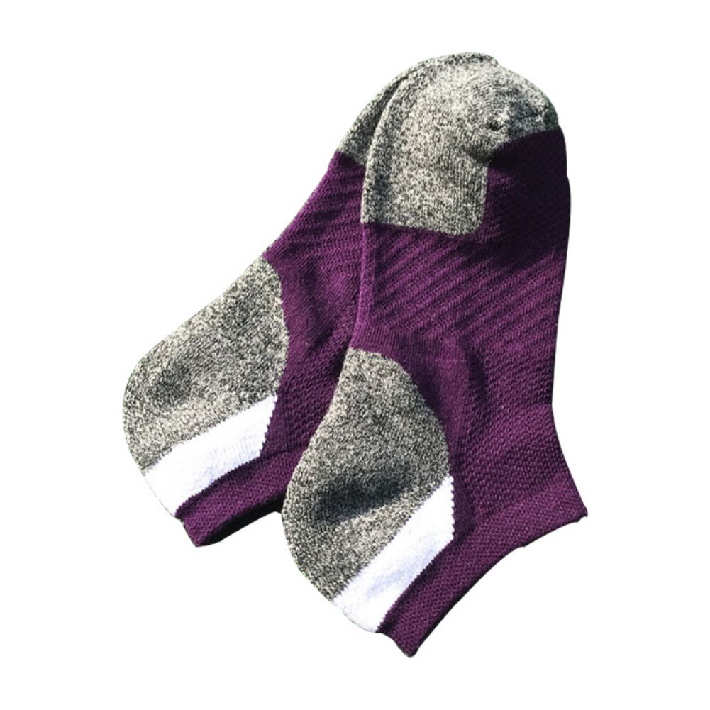 Running Sport Sokken Low Cut Run Sport Sok Comfortabele Katoen Compressie Fietsen Wandelen Sokken: D