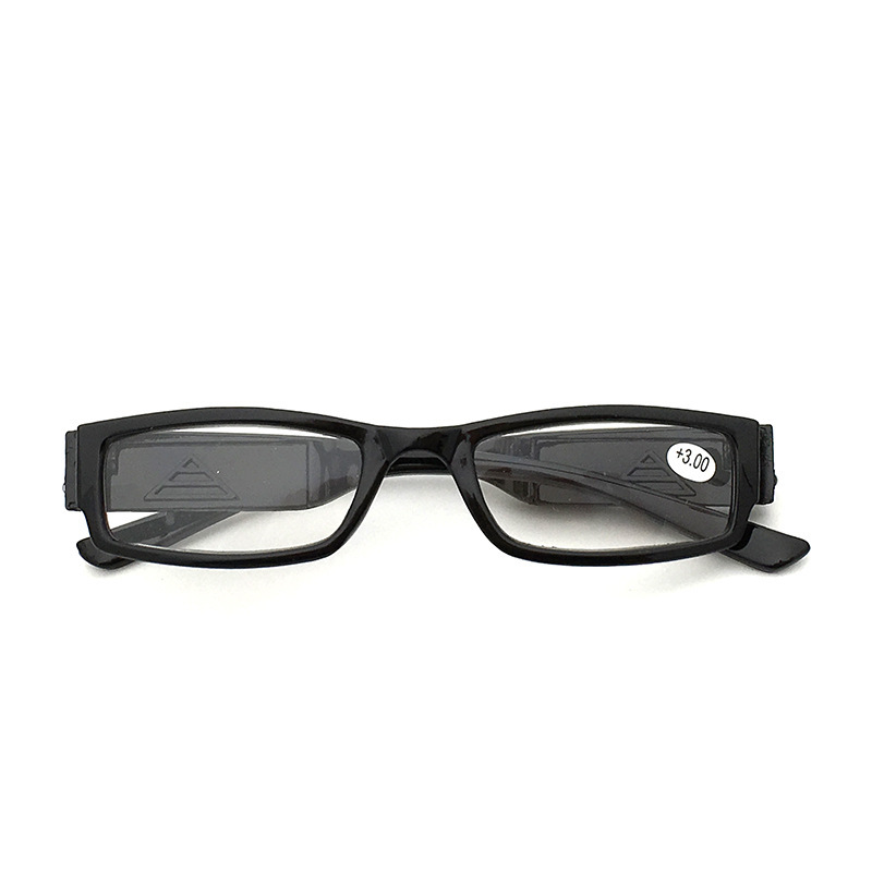 Klassnm-gafas de lectura con luz Led para hombre y mujer, lentes de aumento para presbicia nocturna, dioptrías + 1- + 4