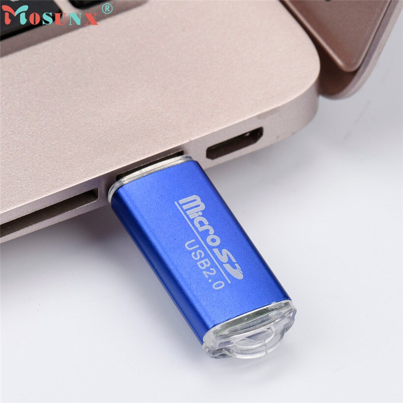 Mosunx Advanced Reader Portable USB 2.0 Card Reader Adapter Micro SD SDHC Memory 1PC