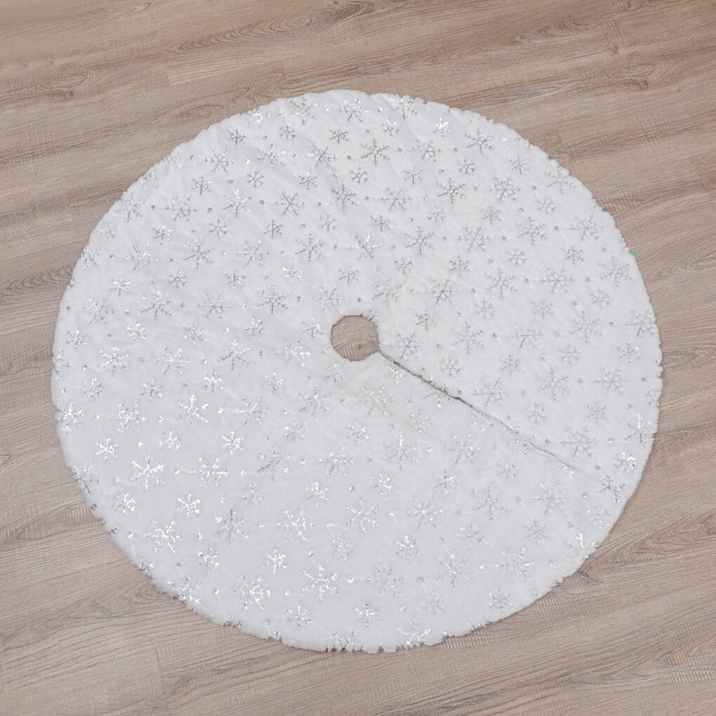 Christmas Tree Skirt Home School Mall Office Christmas Tree Cloth Floor Mat Carpet Decor 90/122cm Christmas decorations