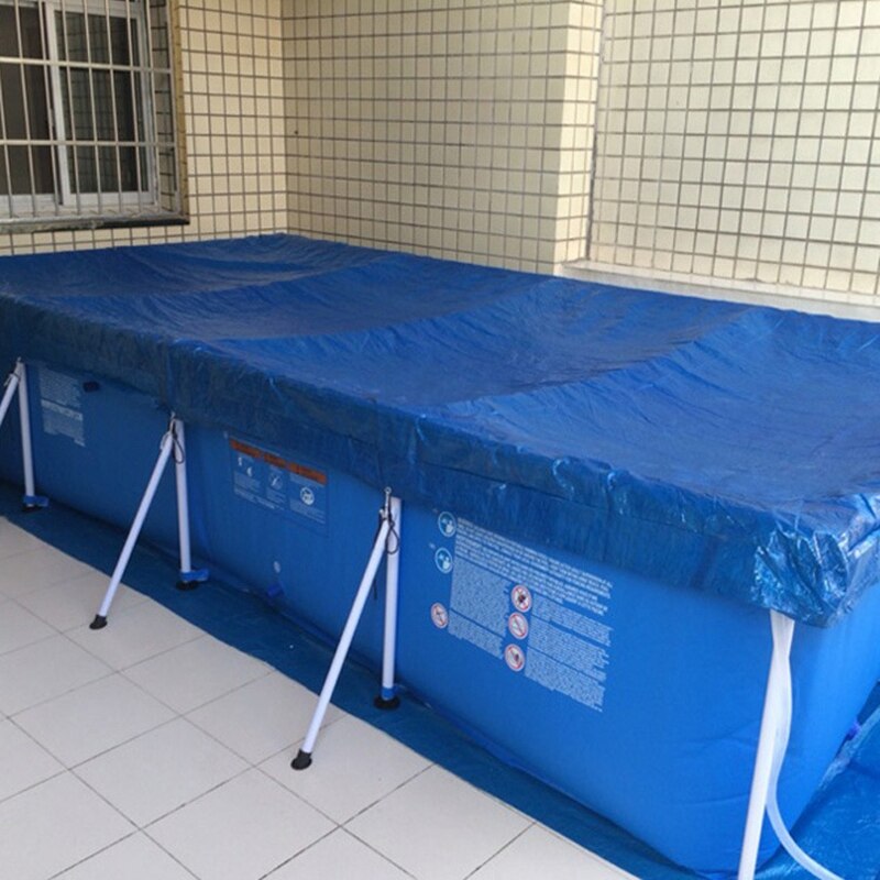 Inflatable Swimming Pool Cover- Easy Set and Frame Pools Cover Roof Waterproof Rain Insulation Cloth(3 Meter x 2M)