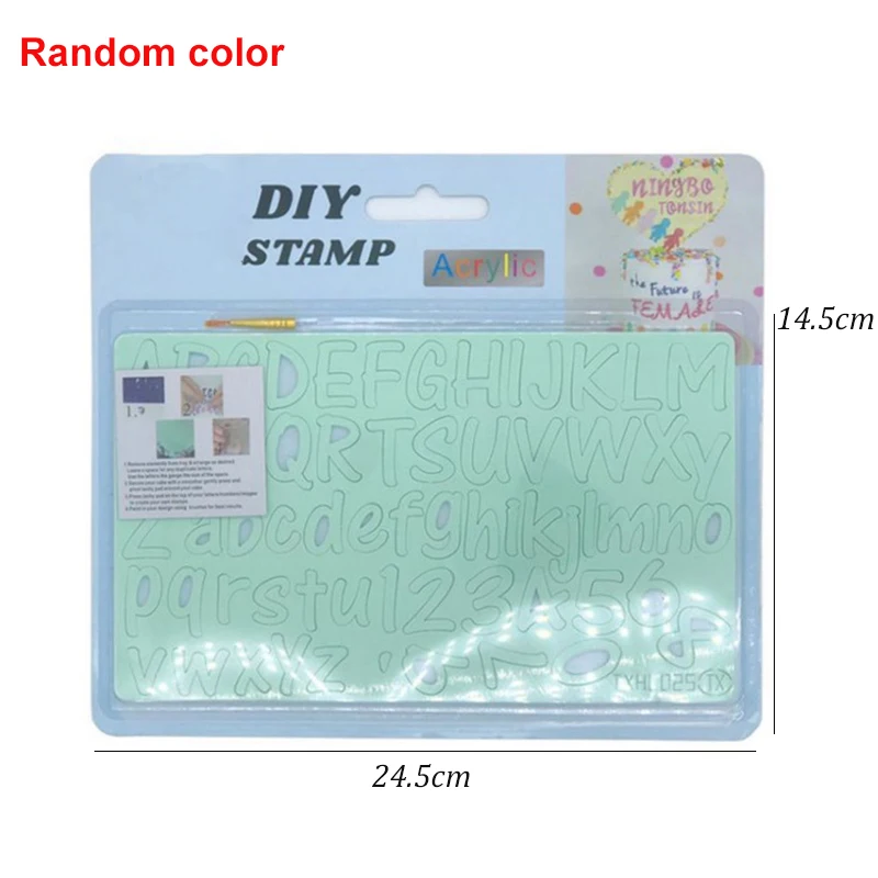 Kageværktøjer store bogstaver alfabet tal præget bogstav udstikker form dreng pige cookie udstikker stempel fondant køkkenværktøj