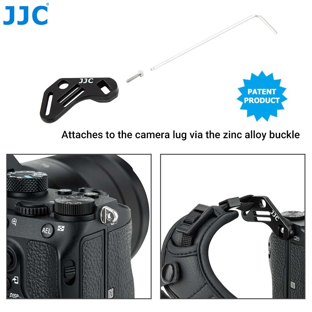 JJC hoch-Ende-Kamera Gurt Hand Handgelenk Gurt schnell Freisetzung Zubehör für Sony ZV E10 ZV1 RX100 VII VI V IV III RX10 III A9II A9
