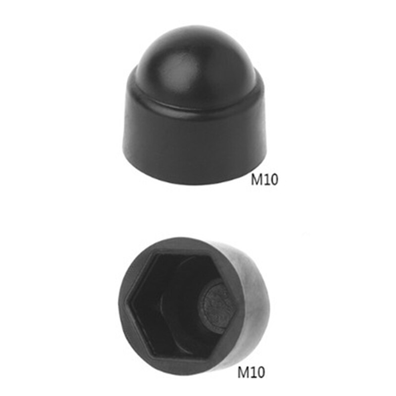 10Pcs/Lot M6 M8 M10 Bolt Nut Dome Protection Caps Covers Exposed Hexagon Plastic: M10