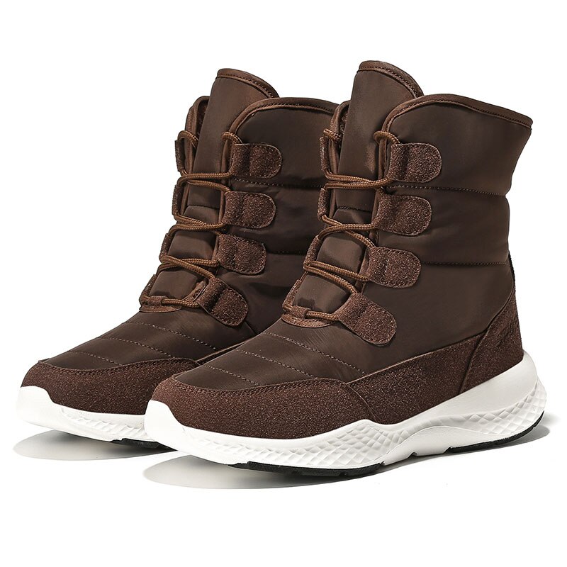 Botas de invierno a prueba de agua para Mujer, Botas de nieve para Mujer, Botas largas de invierno, con tacones de piel gruesa, Botas de Mujer