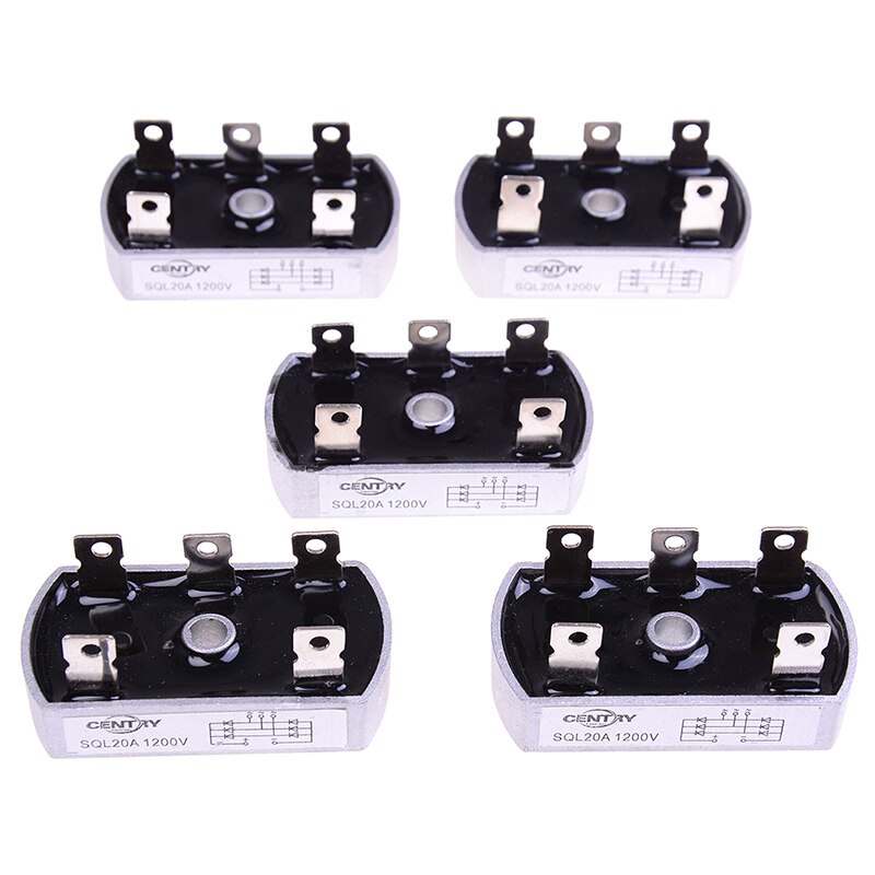 1PC 20Amp Generator Diode Rectifier Bridge Three Phase Power Fast Recovery Rectifiers Diodes Kits For Generator SQL20A
