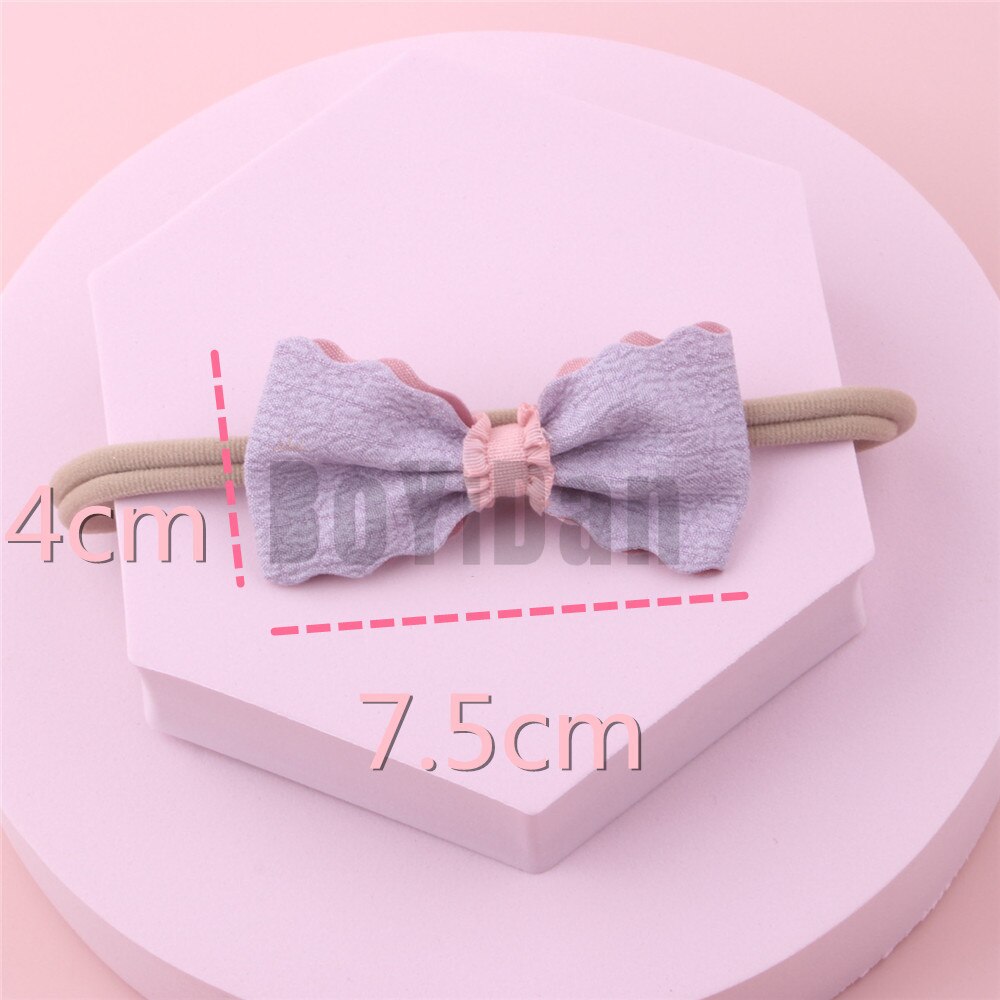 3 unids/set nuevos niños bebé niña arco elástico banda pelo bebé de un año de edad venda del bebé diadema para foto