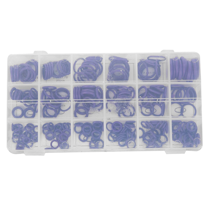 510 Stuks Reparatie Assortiment Kit: 270Pcs O-Ring Assortiment Seal Ring Set Rubber Afdichting Voor Hydraulische Pompen & 240Pcs M3 M4 M5 m6 M8 Voldaan