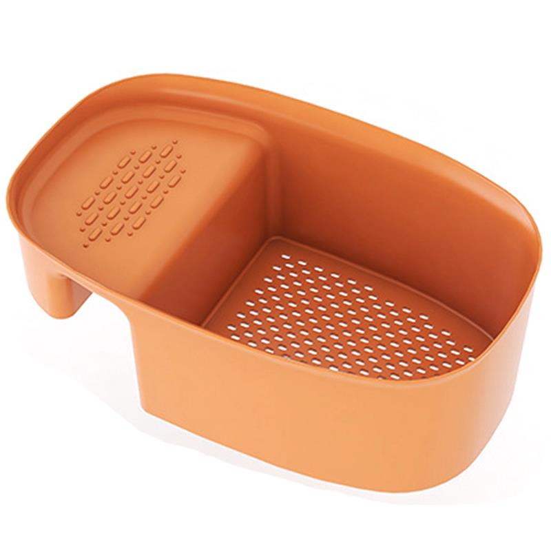 Diskbänk sil diskbänk filter mat vegetabilisk diskho propp avloppsfilter kök anti-blockerande prylar durkorg: Orange