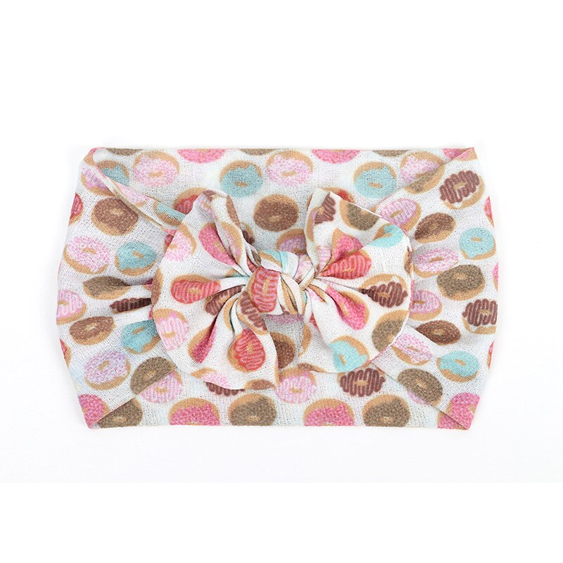 Headwrap Girls Hair Band Nylon Headband Newborn Baby Hairband Bowknot Turban Baby head wear 0-3 Years
