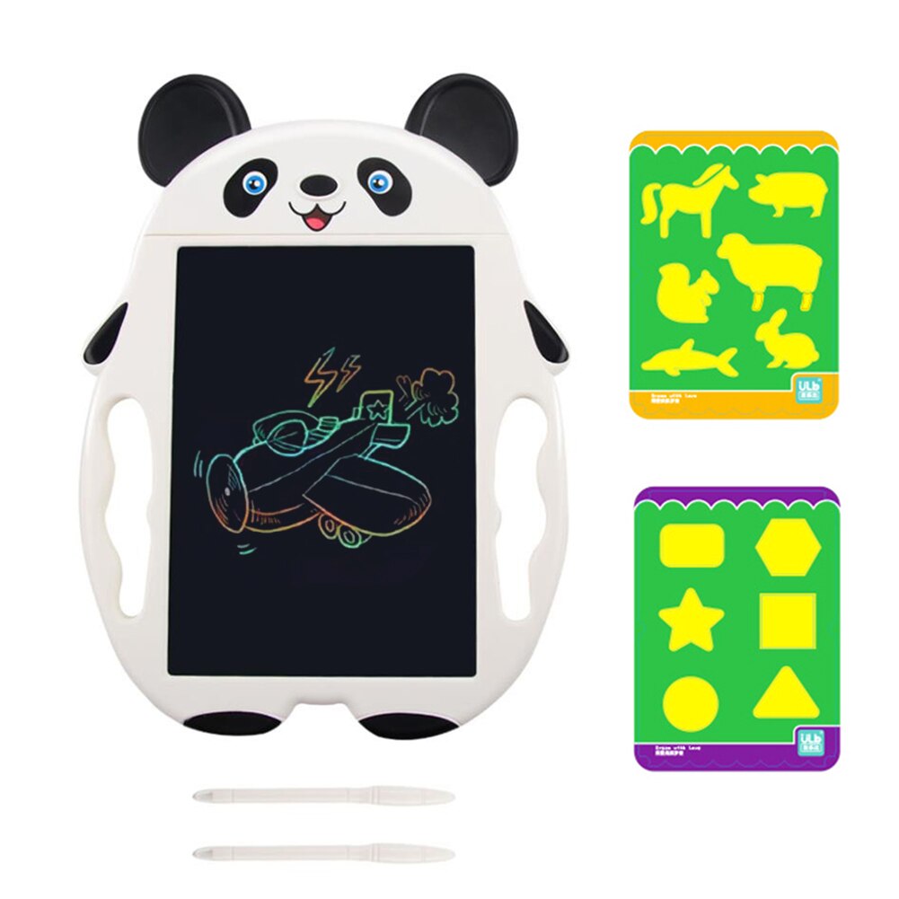 8.5 inch Drawing Board Cartoon Electronic LCD Screen Digital Graphic Writing Tablet Doodle Children Educational Painting Tools: Black panda