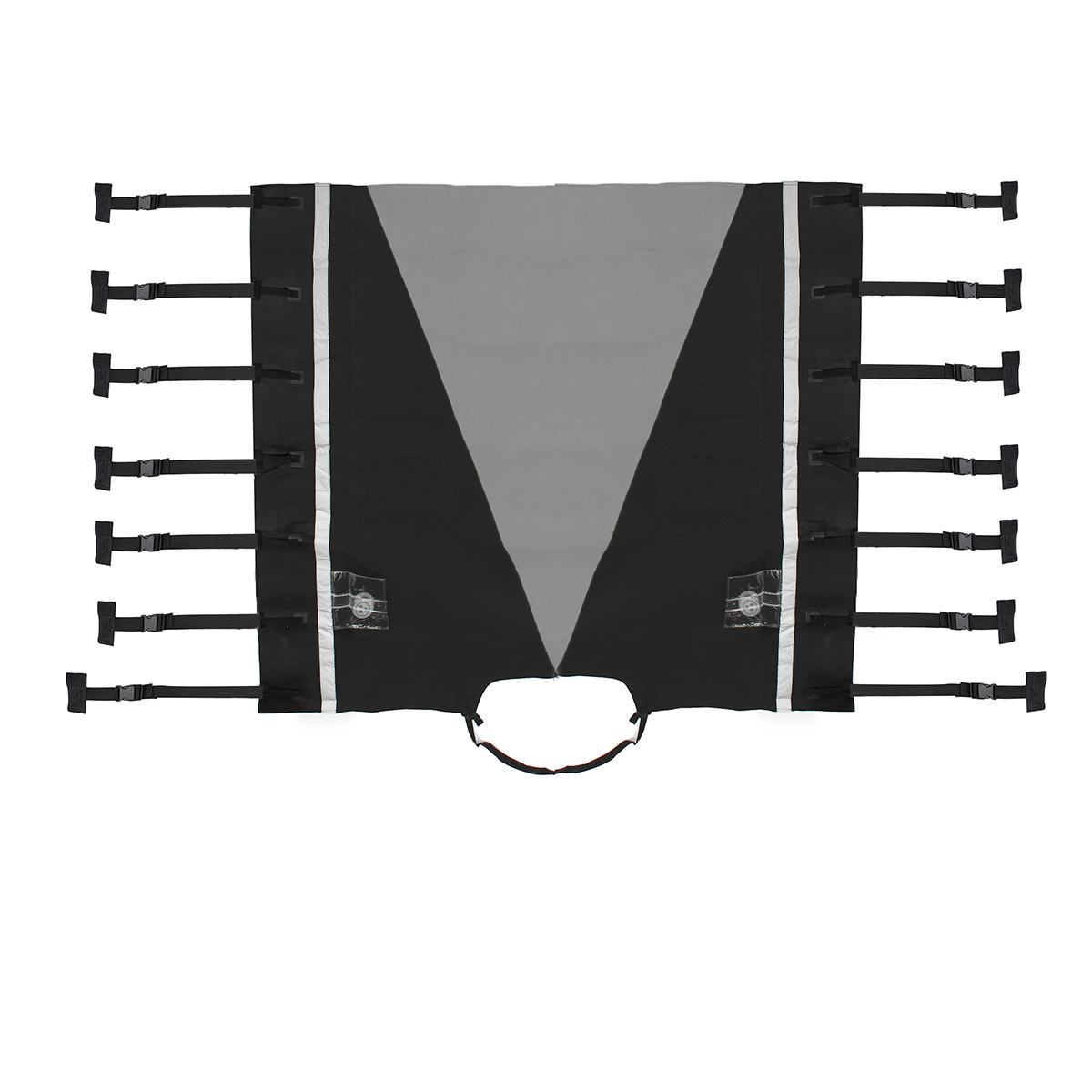 Universal Caravan RV Front Towing Cover Waterproof Dustproof Protection Clothing with 2 LED Lights For RV Caravan Motorhome