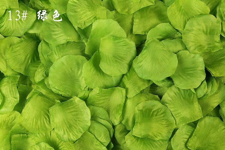 100 stk 5*5cm silke rosenblade til bryllup dekoration romantisk kunstig rose blomster bryllup tilbehør: N13