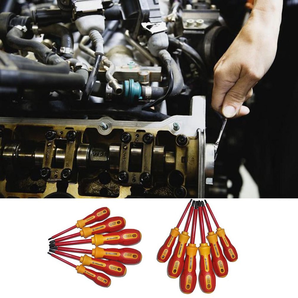 Durable 7PCS/SET Multifunctional Electrical Insulation Screwdriver Combination Tool Utilities Installation Maintenance Tool