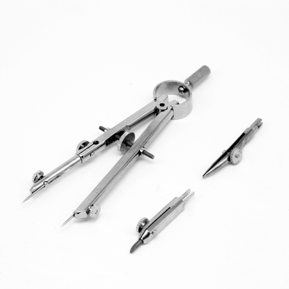 Spring Protractior Compasses Multifunction Engineering Math Geometry Set with Lock Precision Spring Gauge Drawing Tool