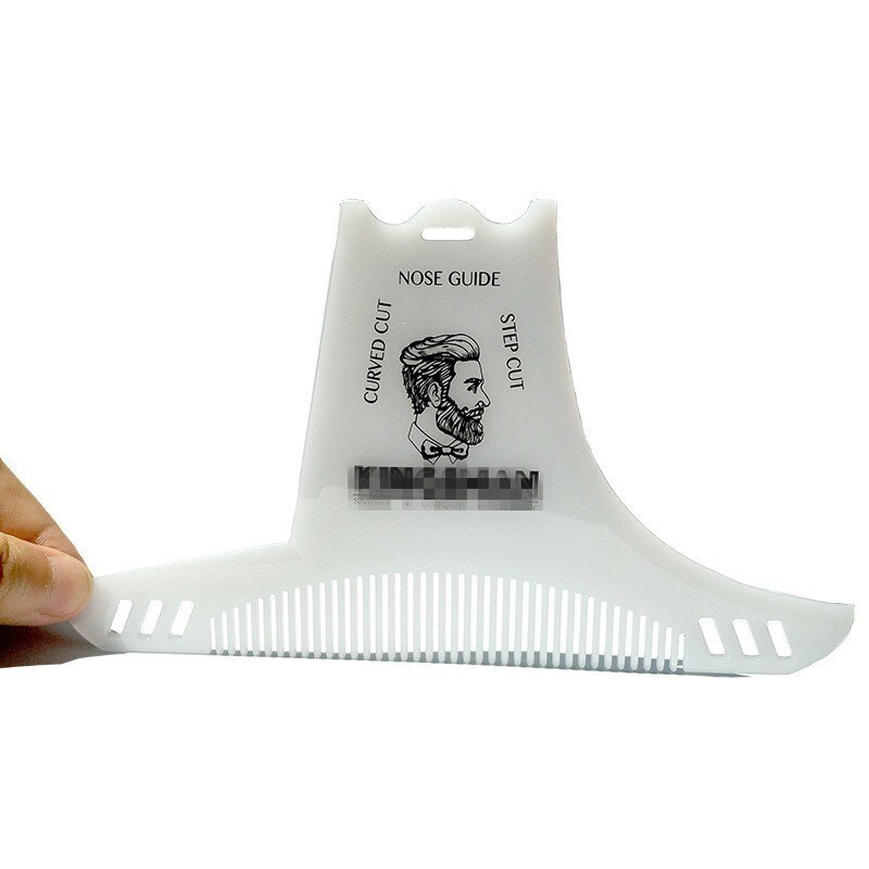 Pattern Gentleman Beard Shaping Styling Template Beard Comb Men Shaving Tools For Hair Beard Trim Template Comb Sexy Man