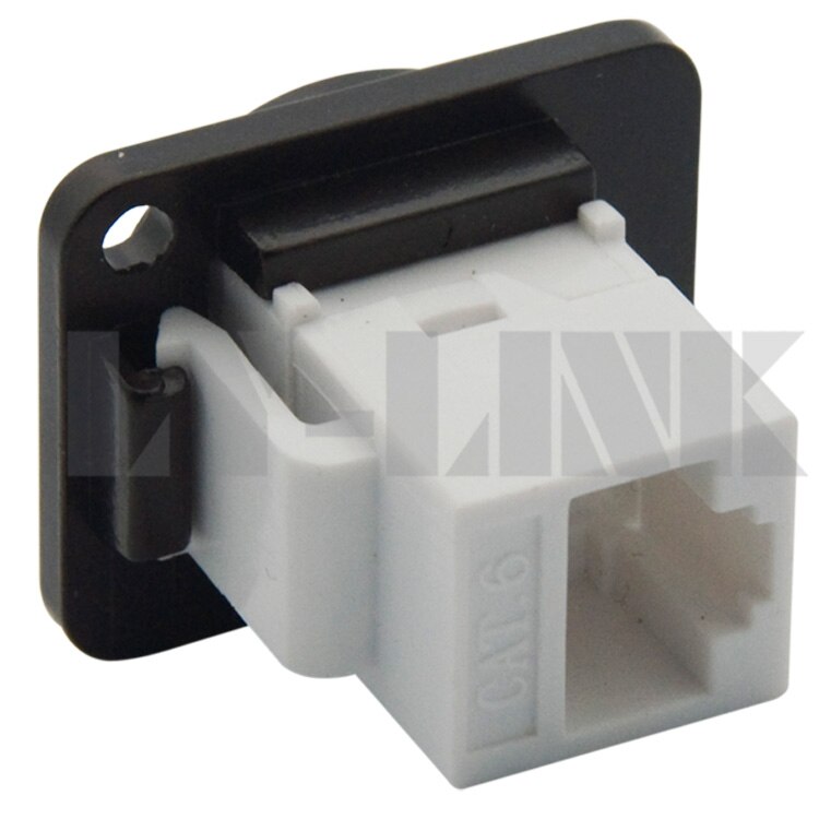 D type CAT6 RJ45 metal connector