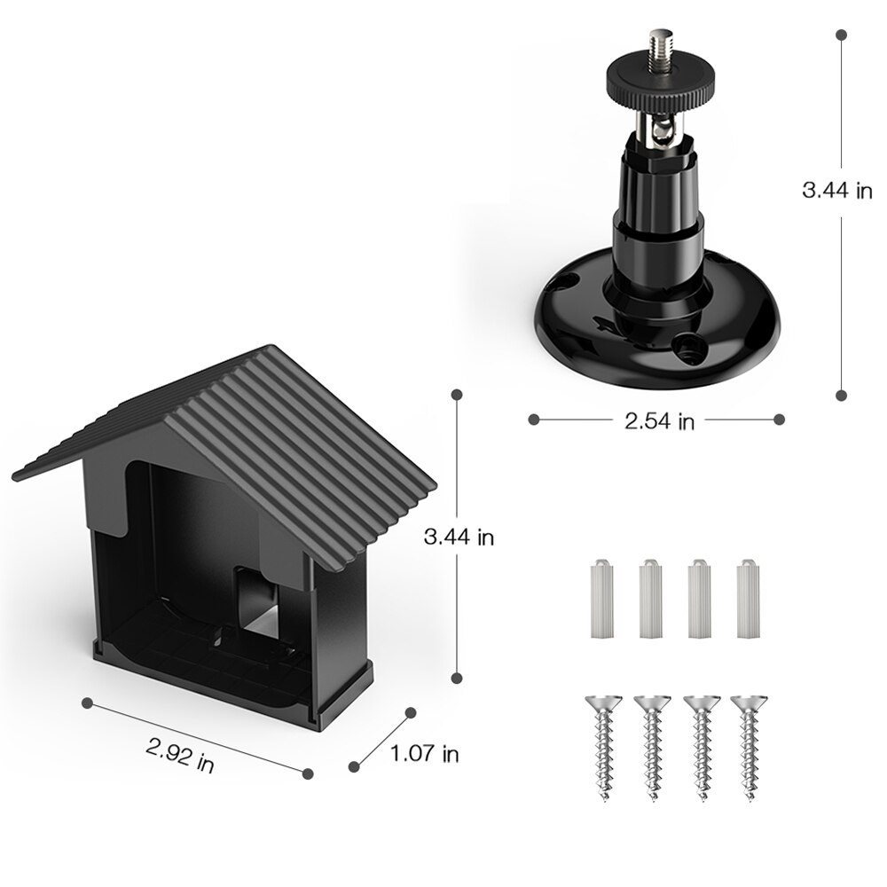 Wall Mount Bracket Kit for Blink XT Camera Weatherproof 360 Degree Protective Adjustable Anti Glare UV Camera Security System