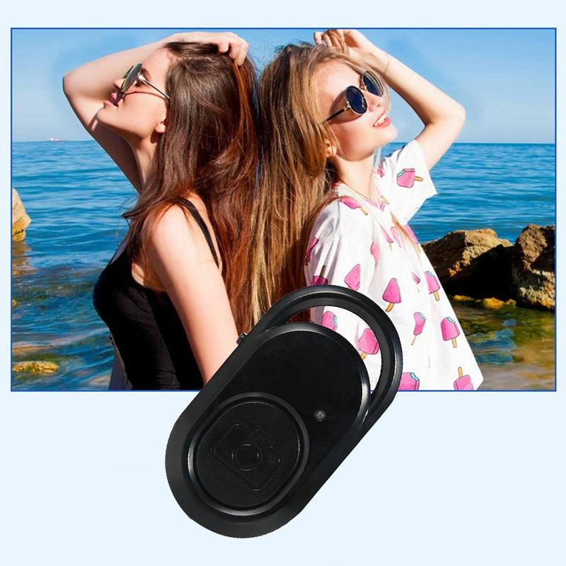 Remote Shutter Clicker Wireless Bluetooth Selfile Button Controller Trigger for Android iOS iPhone iPad Samsung Google Tablets