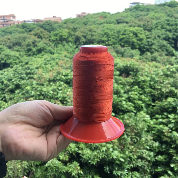 1 carrete de 500 metros de fuerte unión, mochila de tienda de nailon, hilo de costura para tienda de campaña, lona, toldo, mochila: Orange