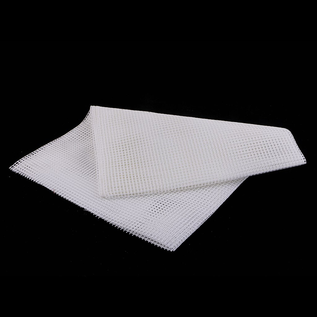 Tapijt breien mesh doek, huishoudelijke doe-het-tapijt tapijt mesh doek handgemaakte haak tapijt tapijt gereedschap breien accessoire[150x100cm]Manden