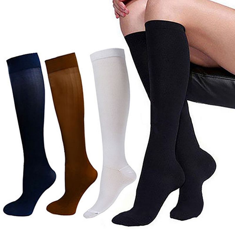 29-31CM Compression Outdoors Stockings Pressure Nylon Varicose Vein Stocking Travel Leg Relief Pain Support //