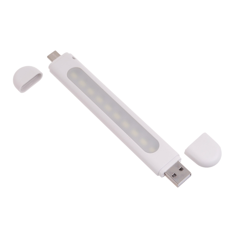 Kleines USB-LED-Licht mit 10 LED-Perlen, Mini-Nachtlampe, Micro-USB- oder Typ-C-Schnittstellen für Powerbanks und Laptops: Rot