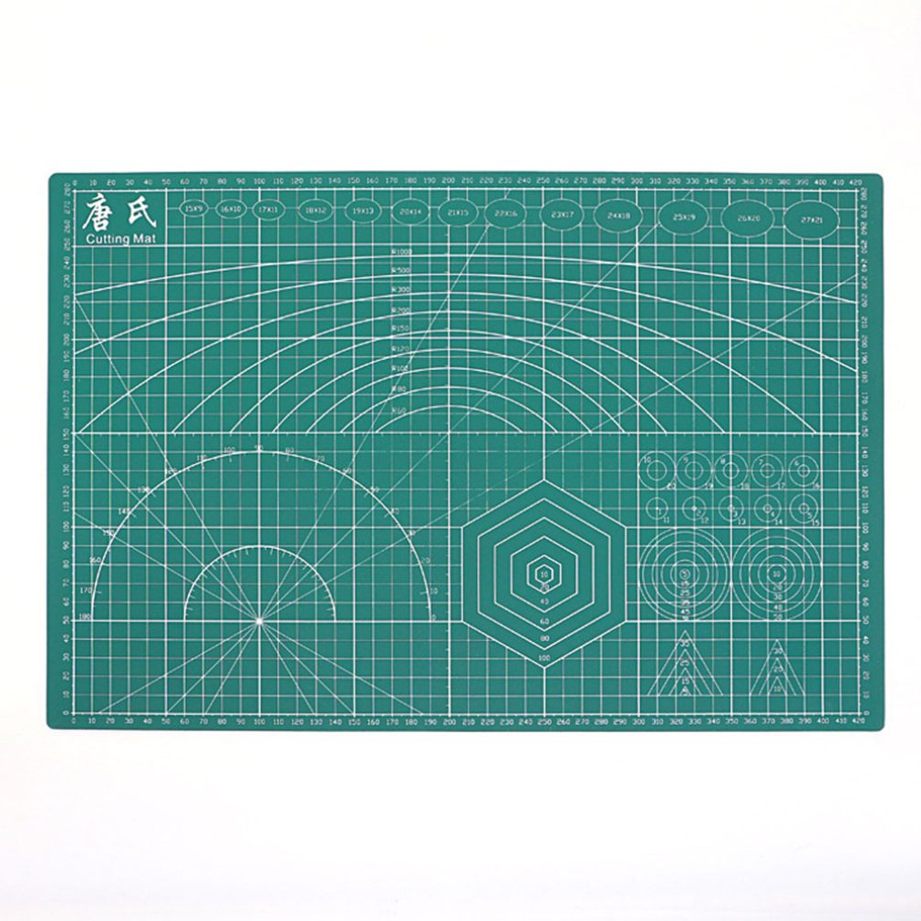 PVC schneiden und gravieren Pad grün Schneid matt Pad Patchwork Werkzeuge Manuelle DIY Werkzeug Schneiden Bord selbst-Heilung Pad: A3