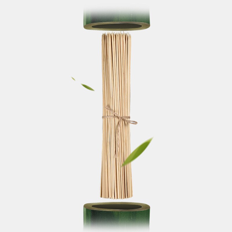 robust Bambus Spieß Stöcke BBQ Obst Shish Kebab Natürliche Holz 25cm Stöcke Grill Stock SCVD889