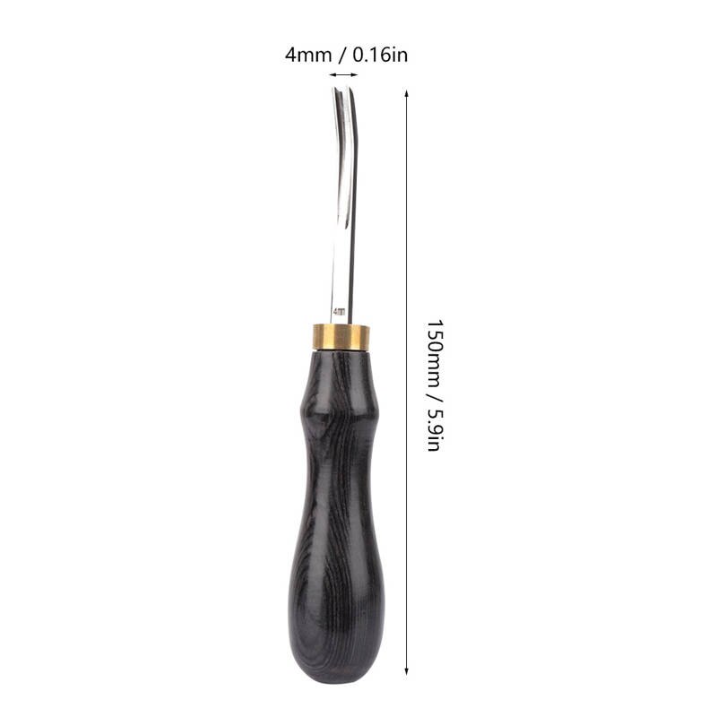 TECHTONGDA Multi-Function Leathercraft Groover, Edger, Beveler & Stitching Tool