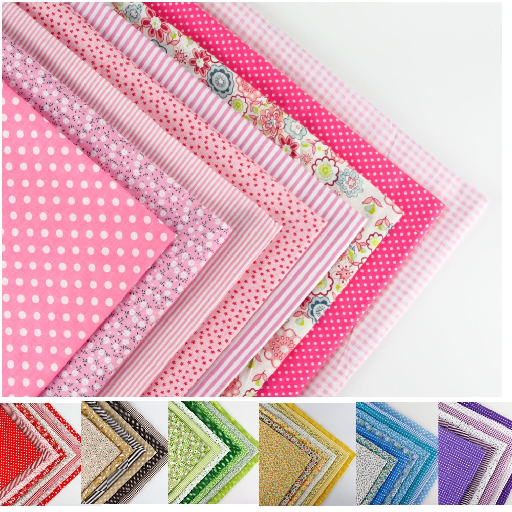 50 x 50cm 100% cotton fabric floral print fabric for DIY sewing patchwork Mixed Style cloth material