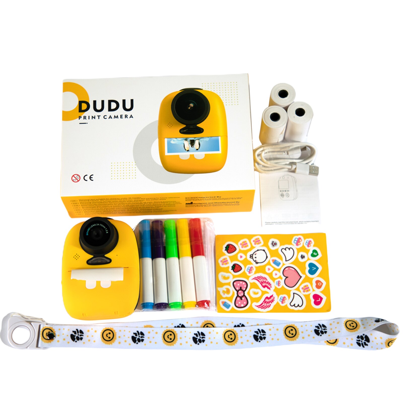 Juguete Polaroid para niños, cámara Digital creativa con luz de relleno LED integrada, 2600W píxeles