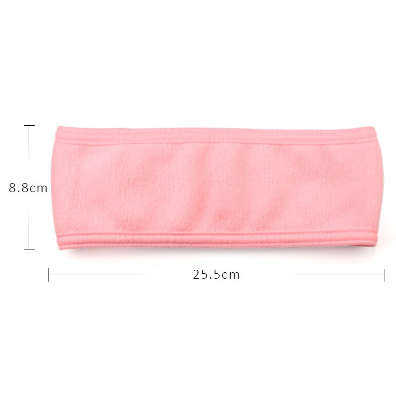 Ögonfransförlängning spa ansikts pannband smink wrap huvud frotté pannband stretch handduk med magic paste makeup hårband