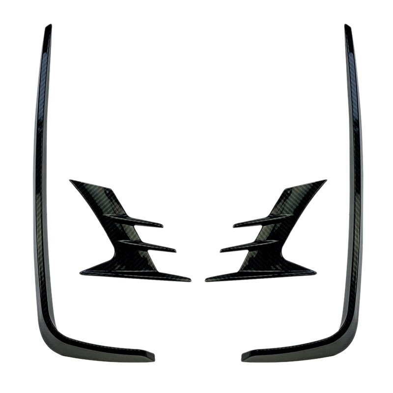 Voor Honda Accord 10Th Carbon Fiber Voorbumper Spoiler Spoilers Auto Mistlampen Decoratieve Cover