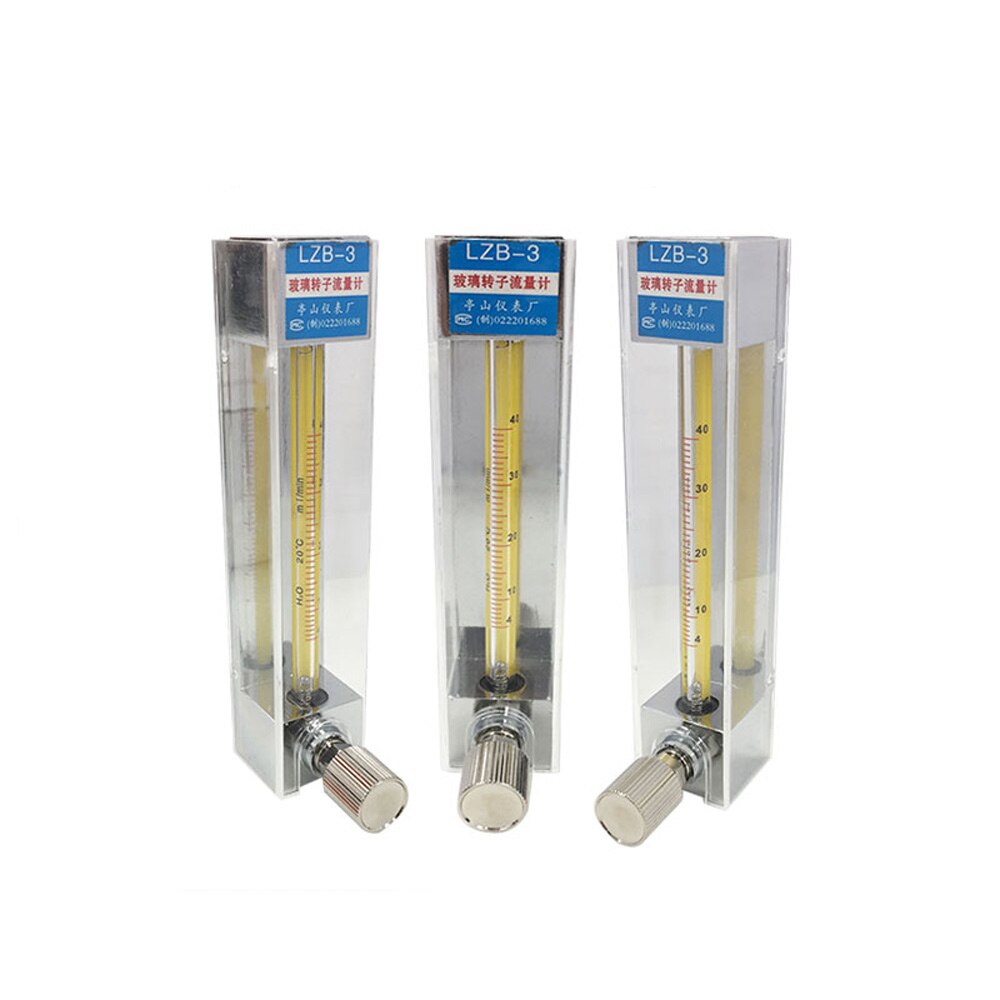 Gas Lucht Vloeibare Panel Gas Air Flowmeter Rotameter Met Regelklep