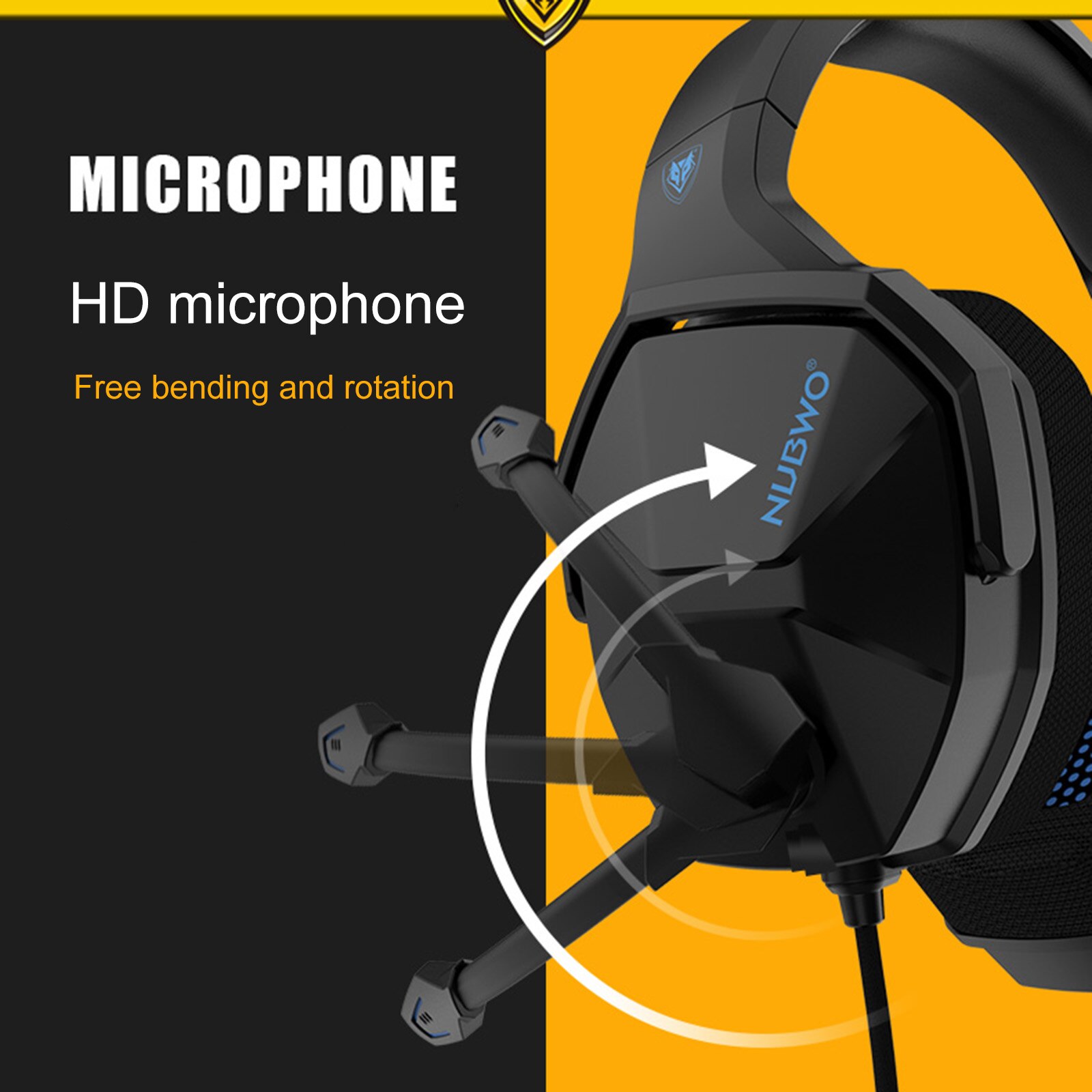 =NUBWO N13/N16 PC Gamer Headset Over-ear Gaming Headphones for PS4 Xbox-one 3D Surround Earphone with Mic Noise Cancelling
