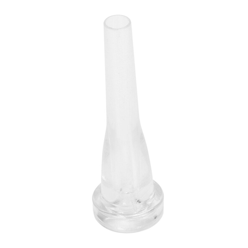 ABS Trumpet Mouthpiece Meg 5C Size for Bach Beginner Musical Trumpet Accessories Parts or Finger Exerciser,White: Default Title