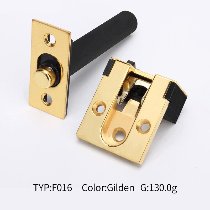 Porte d'hôtel, chaîne de sécurité cachée, bouton antivol Invisible, boulon de porte, fourrure: Golden