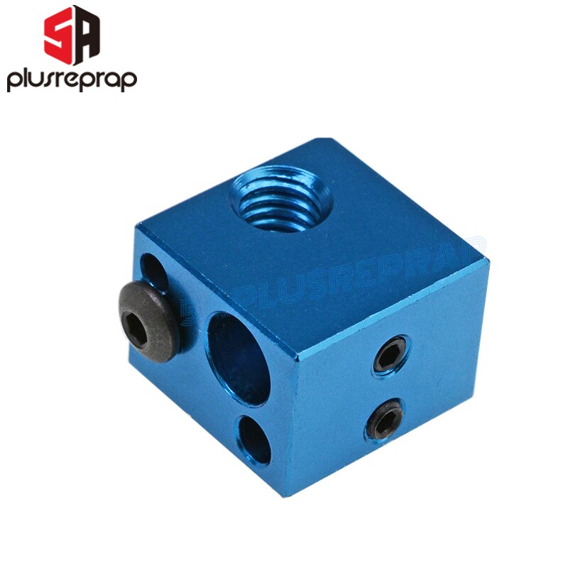 Bloco de alumínio 16*16*12mm da impressora 3d para a extrusora termopar v5 v6 j-head de hotend do termistor HT-NTC100K