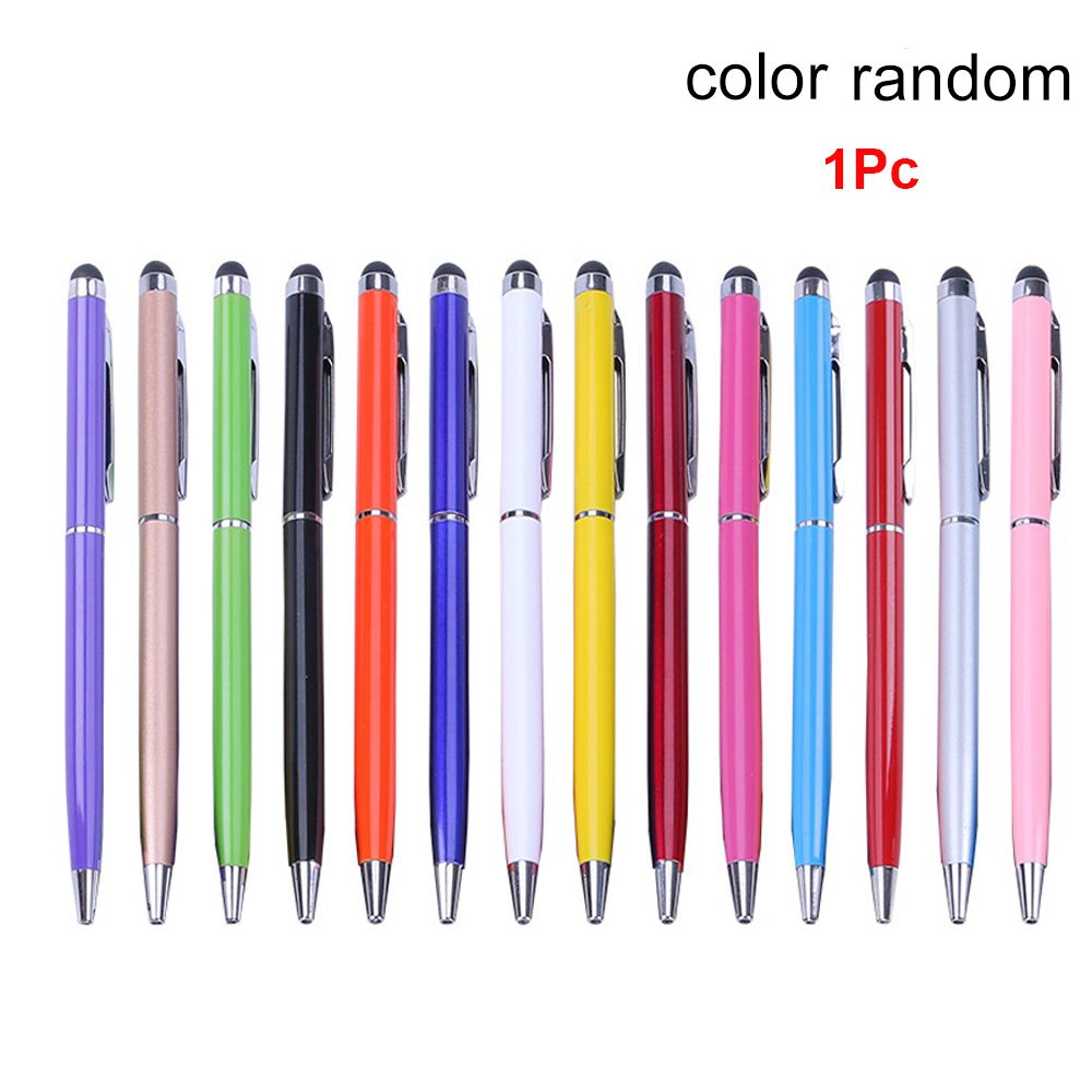 Dual-Use-Stift Touchscreen-Stift Kugelschreiber Mini Water borne Pen Handy Universal Writing liefert Büro Schule Tool: Black