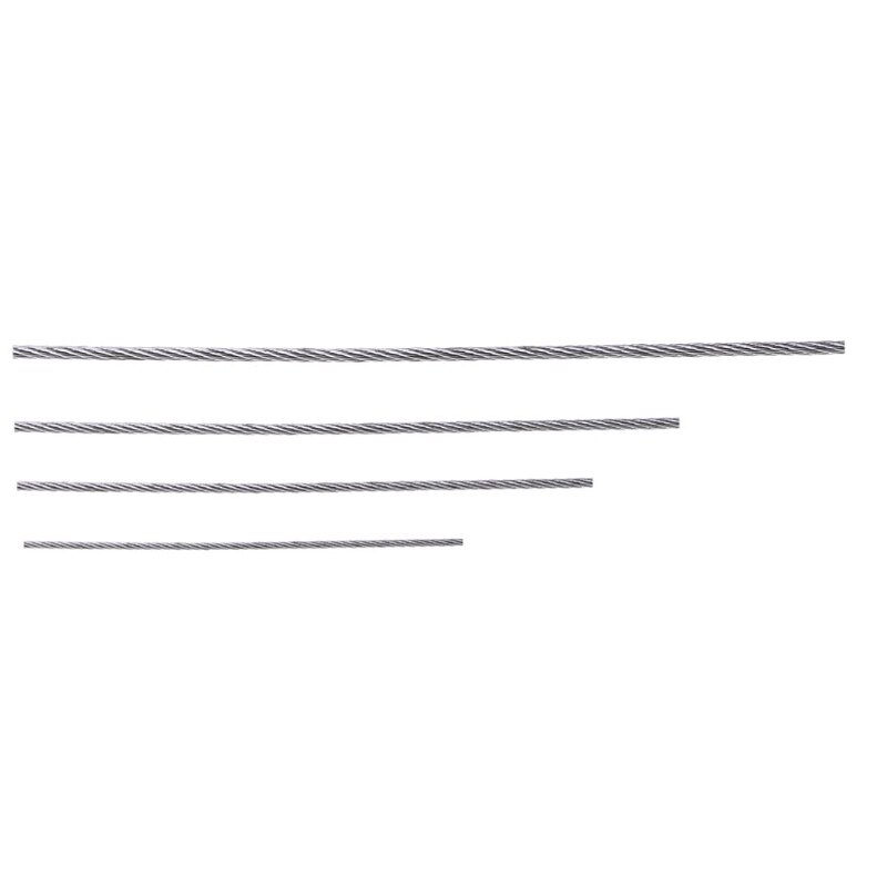 5m 304 Stainless Steel Wire Rope Soft Fishing Lifting Cable 7x7 Clothesline-M15