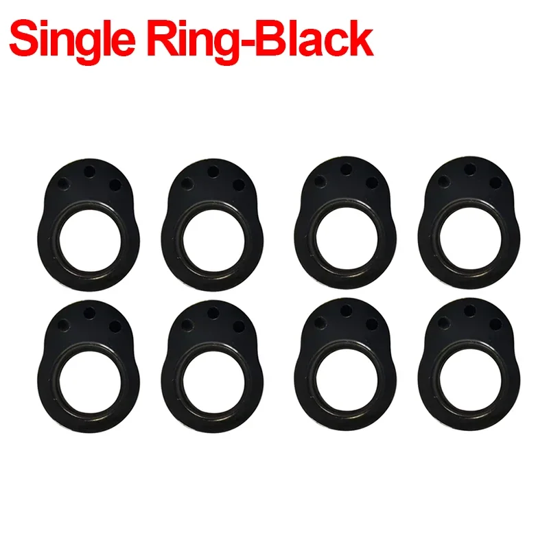 1/10 Stück Türstopper Silikon Türgriff Puffer Wandschutz Türklinke Stoßstange Möbel geschützte Sturzpads stoßfeste Ringe: M / Silber