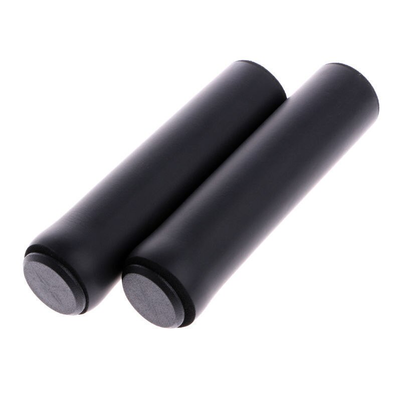 1Pair Silicone Cycling Bicycle Grips Outdoor MTB Mountain Bike Handlebar Grips Cover Anti-slip Strong Support Grips Bike Part: Black