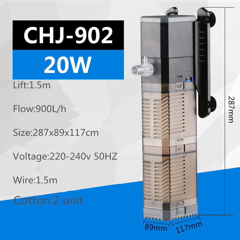3 in 1 Filter für Aquarium Aquarium Filter Mini Aquarium Filter Aquarium Sauerstoff Tauch Wasserfilter