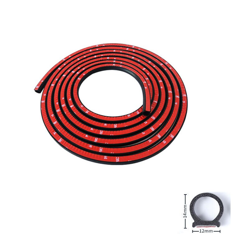 Car Rubber Door Seal Strip Big D Type Car Door Sea... Grandado