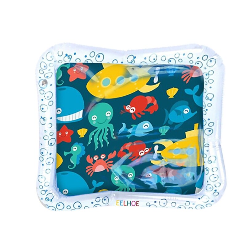 17/21/25inch Baby Water Mat Garden Water Pad Circle Square Heart Swimming Pool Baby’s Party Favor Sets Outdoor Games