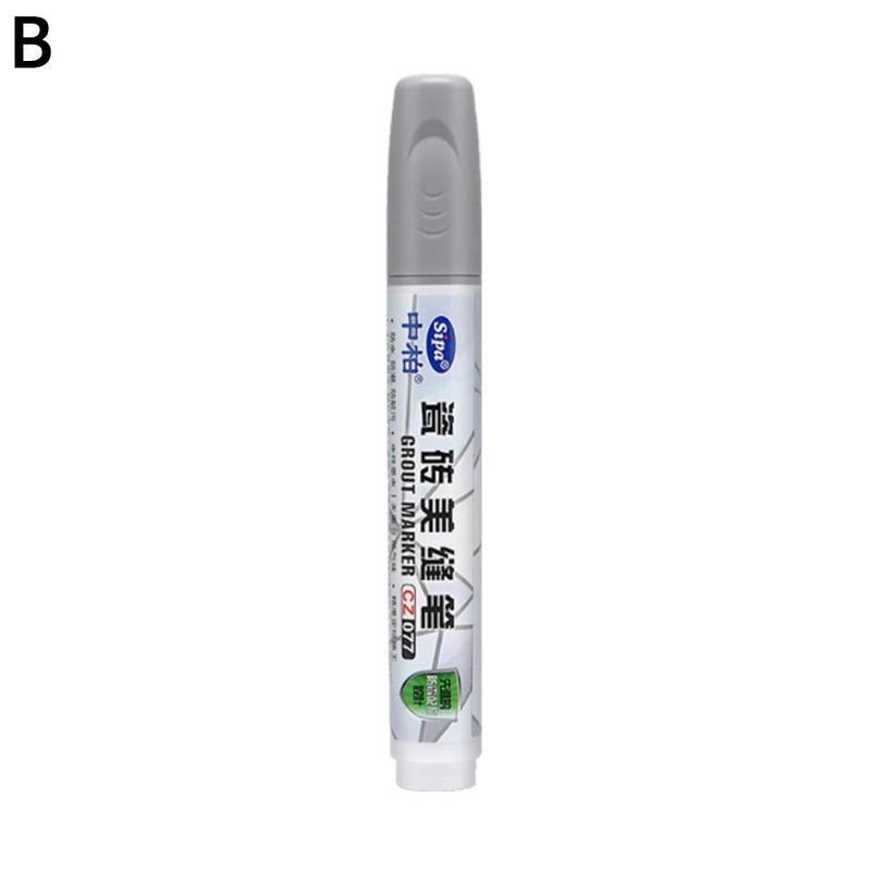 1PC Waterproof Mark Pens Tile Beauty Stitch Pen Tile Repair Pen Seam Reform Wall Glue Aide Porcelain Stitching Agents: gray