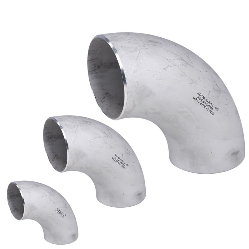 304 stainless steel pipe elbow,bend,90 degree Industrial-grade suppression Pickling,Seamless stamping elbow Pipe fittiings