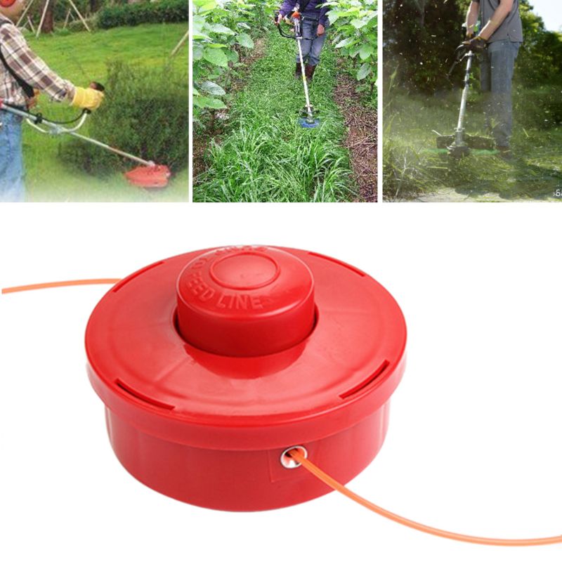 Universal Grass Trimmer Head Bump Spool Line String Brush Cutter Lawn Mower Garden Tools